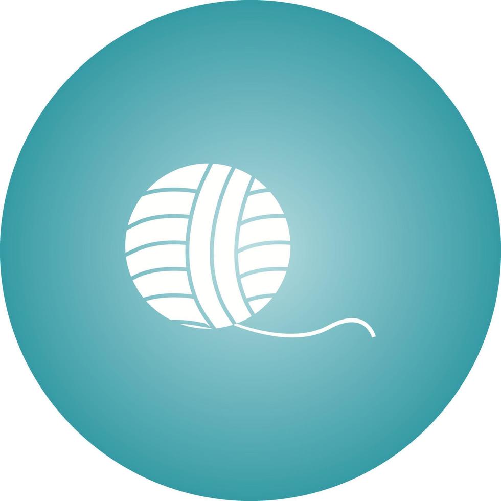 Unique Wool Vector Glyph Icon