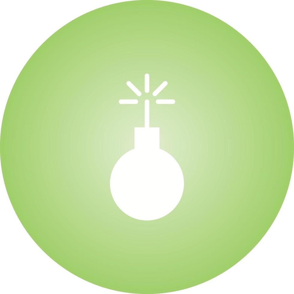 Unique Explosion Vector Glyph Icon