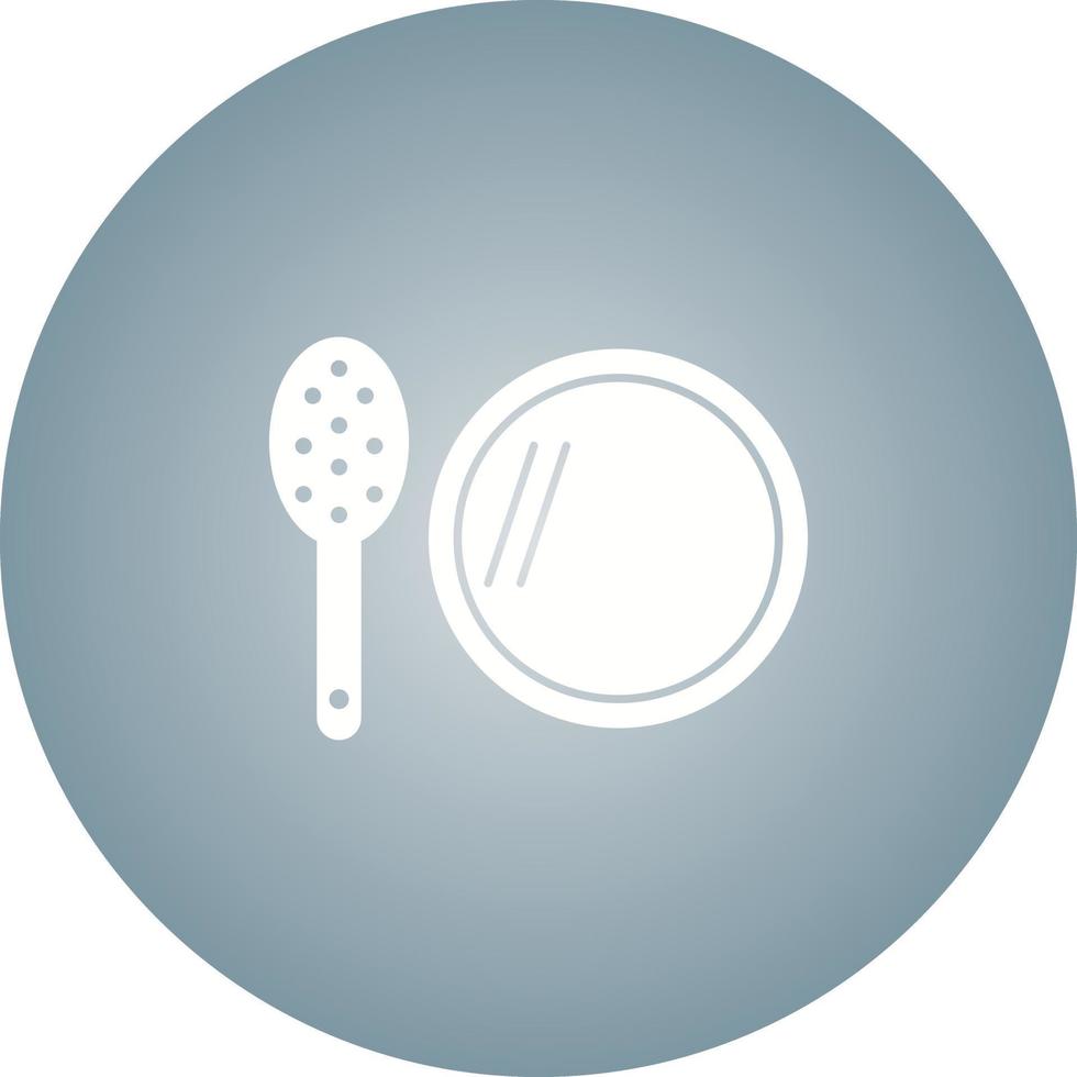 Unique Brush And Mirror Vector Glyph Icon