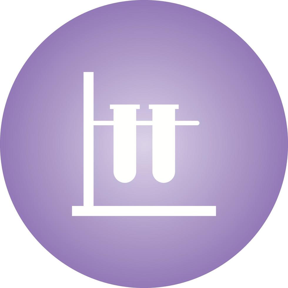 Unique Test Tubes Vector Glyph Icon