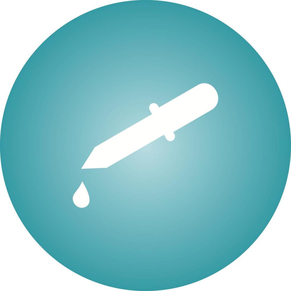 Unique Dropper Vector Glyph Icon