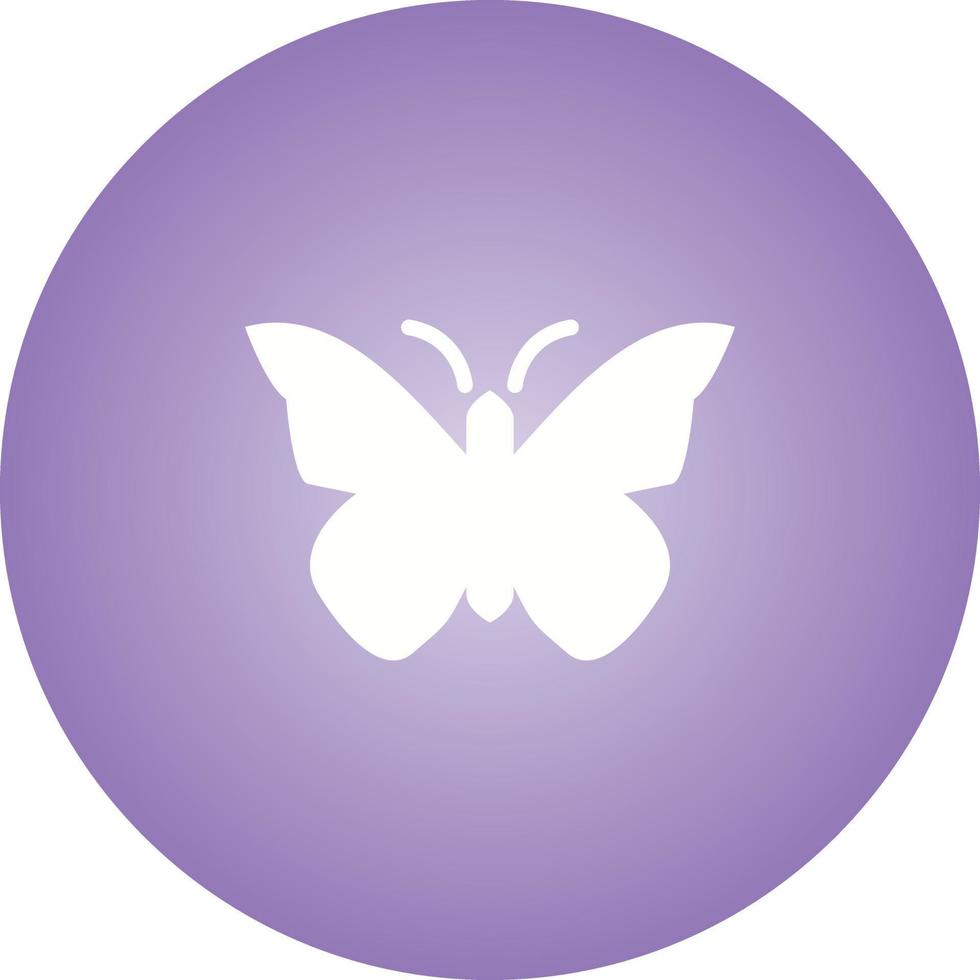 Unique Butterfly Vector Glyph Icon