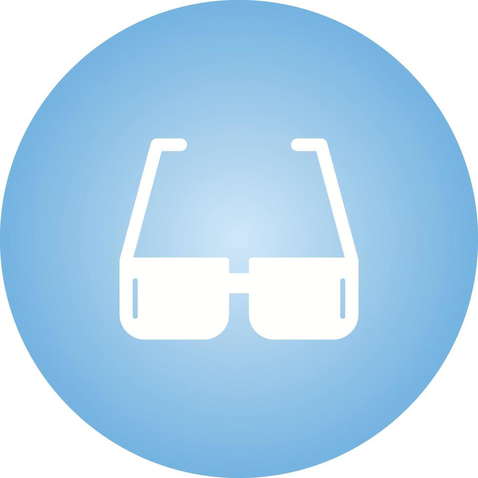 Unique Sunglasses Vector Glyph Icon