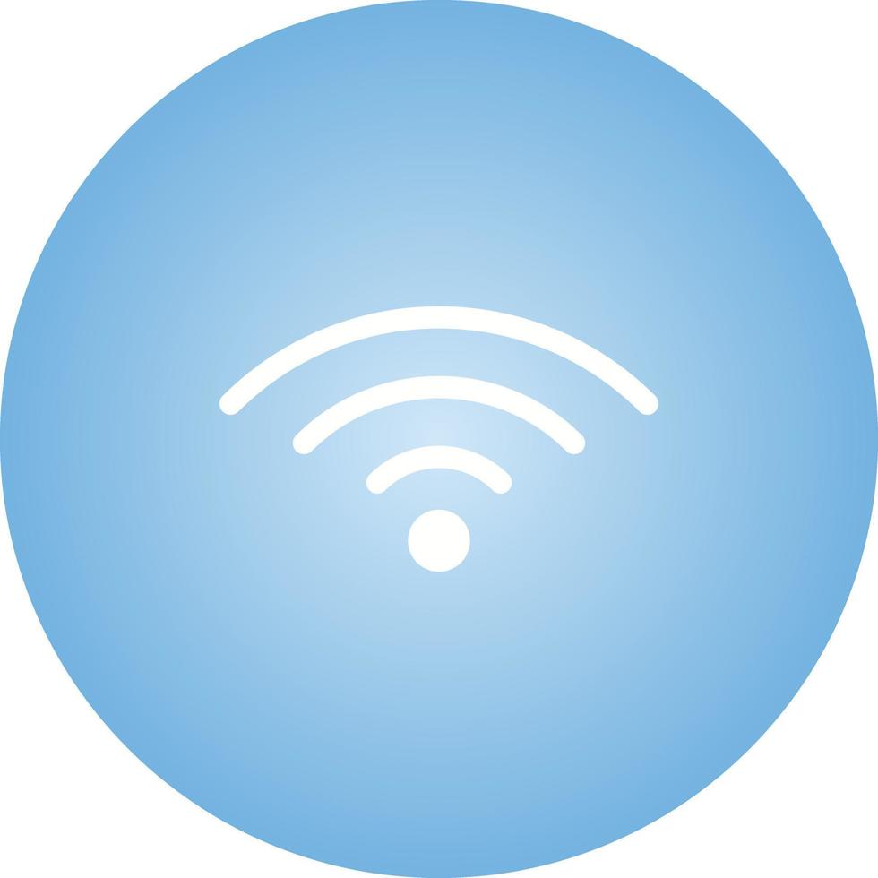 icono de glifo de vector wifi único