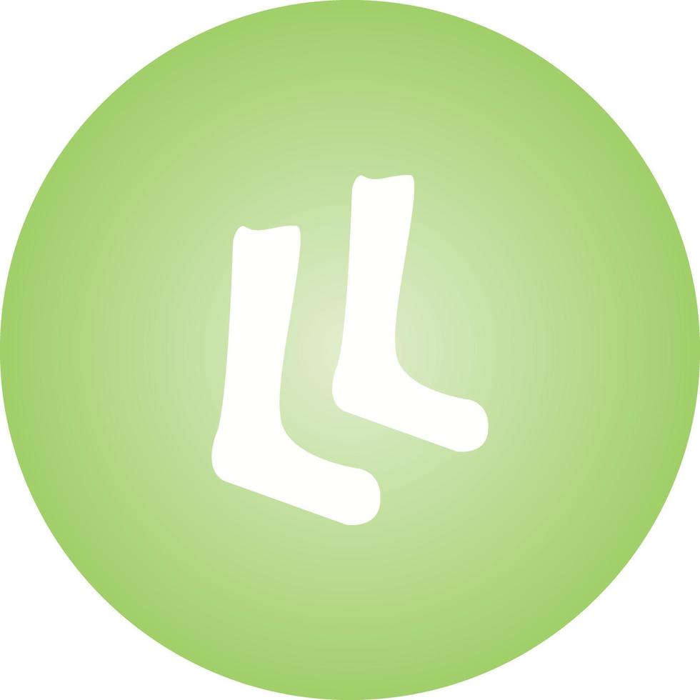 Unique Pair Of Sock Vector Glyph Icon