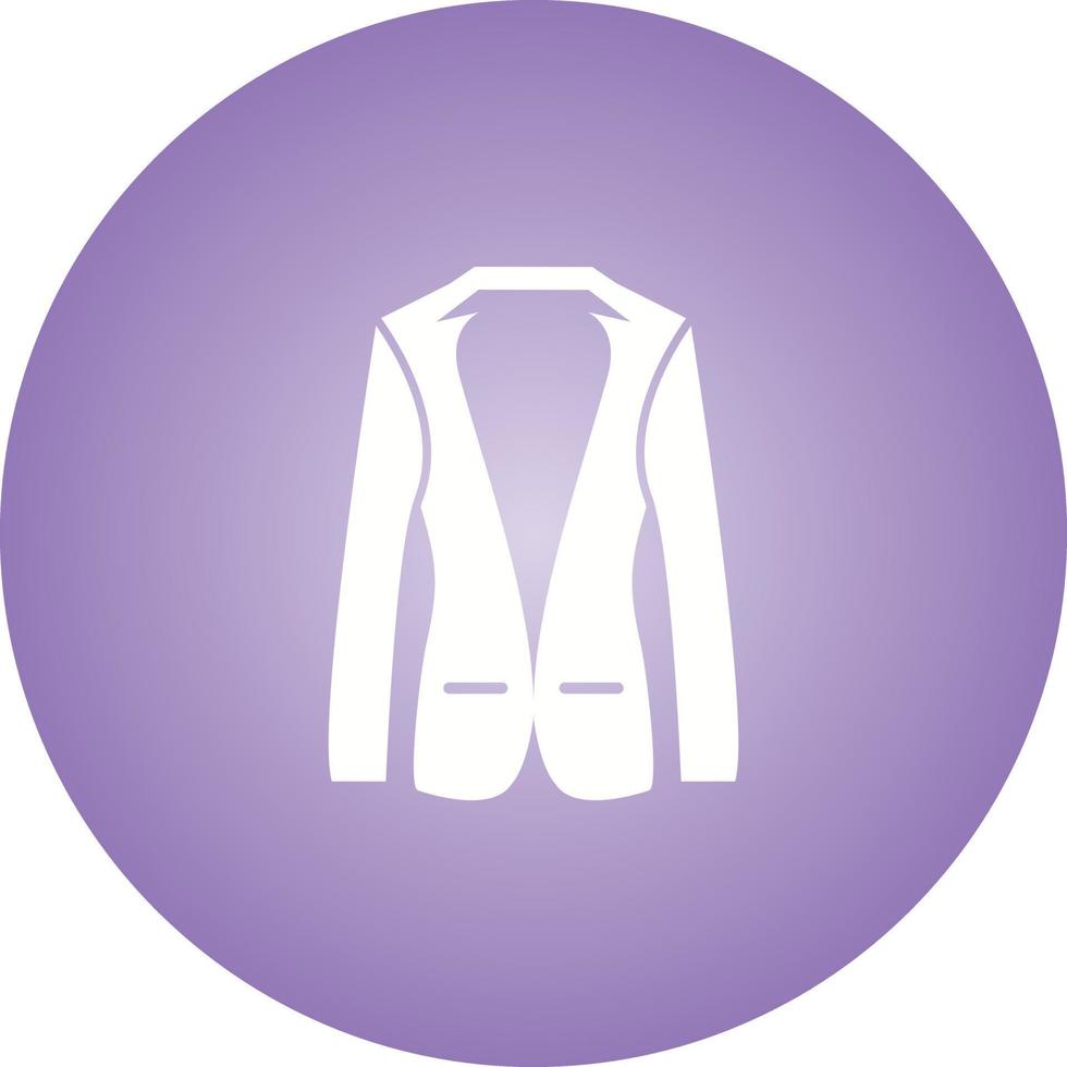 Unique Coat Vector Glyph Icon