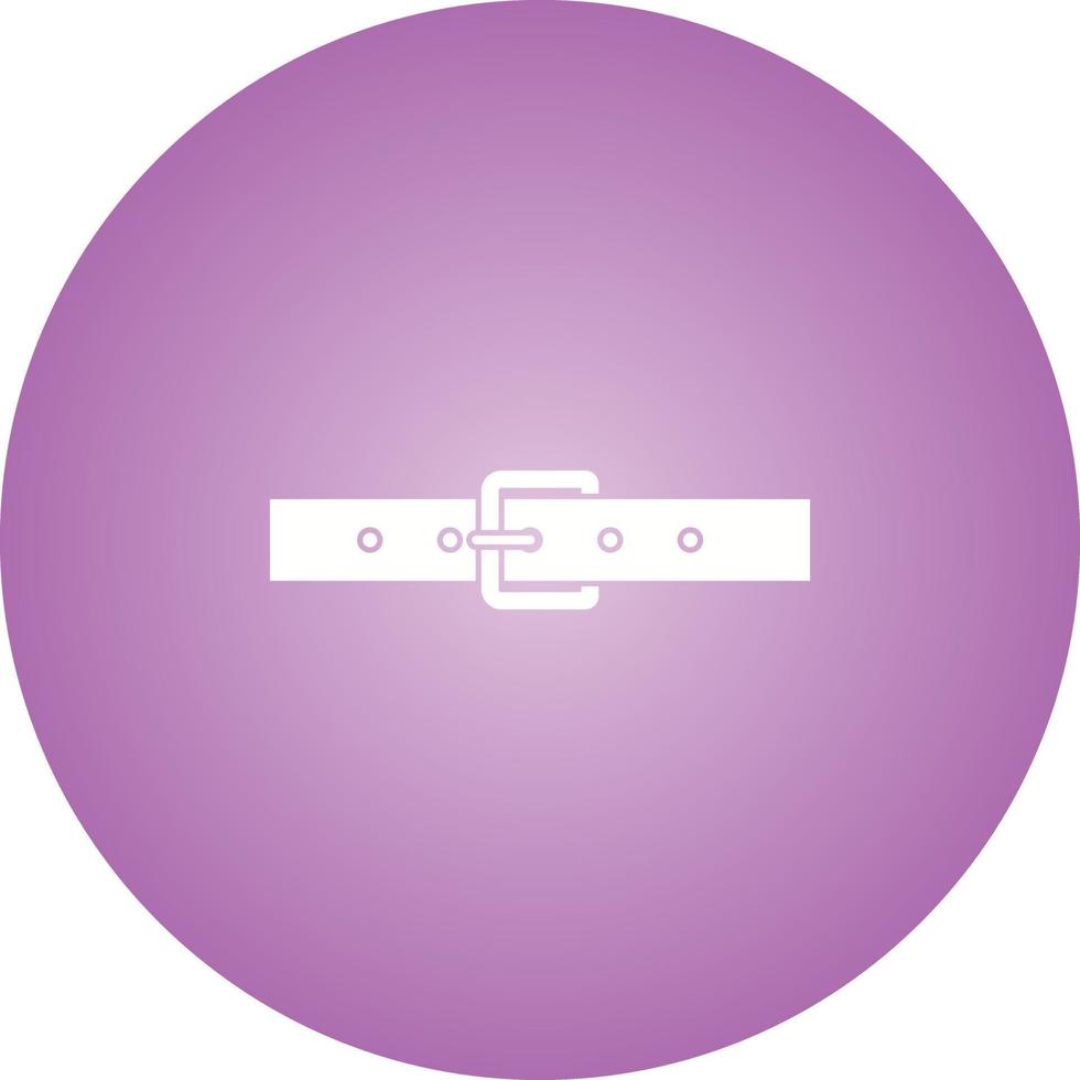 Unique Belt Vector Glyph Icon