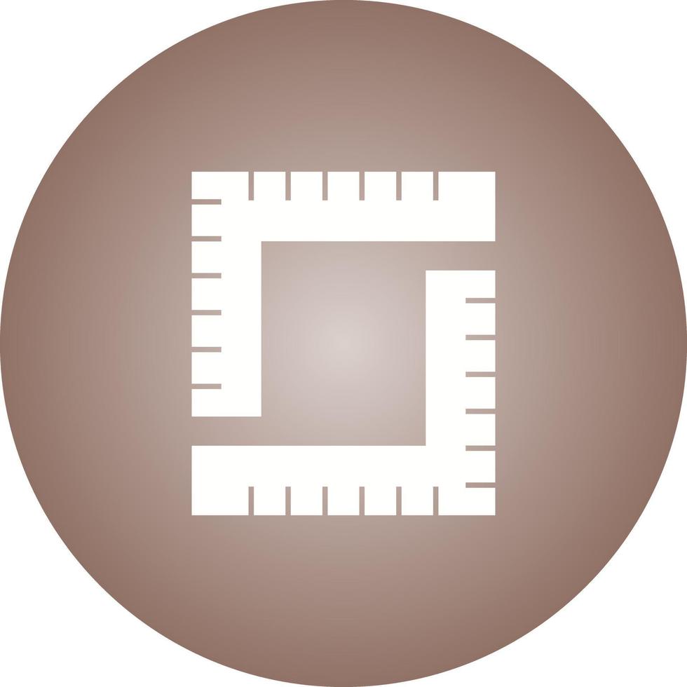 Unique Measurement Vector Glyph Icon