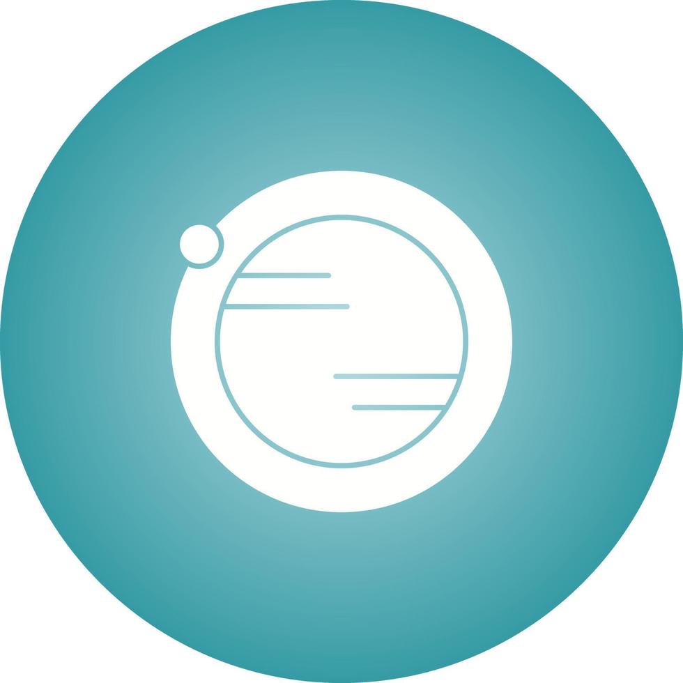 Unique Orbit Vector Glyph Icon