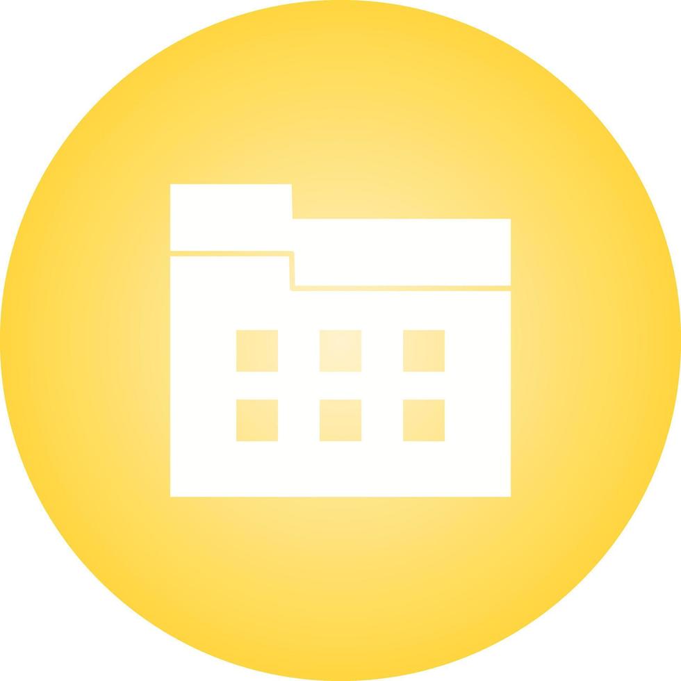Unique File Manager Vector Glyph Icon