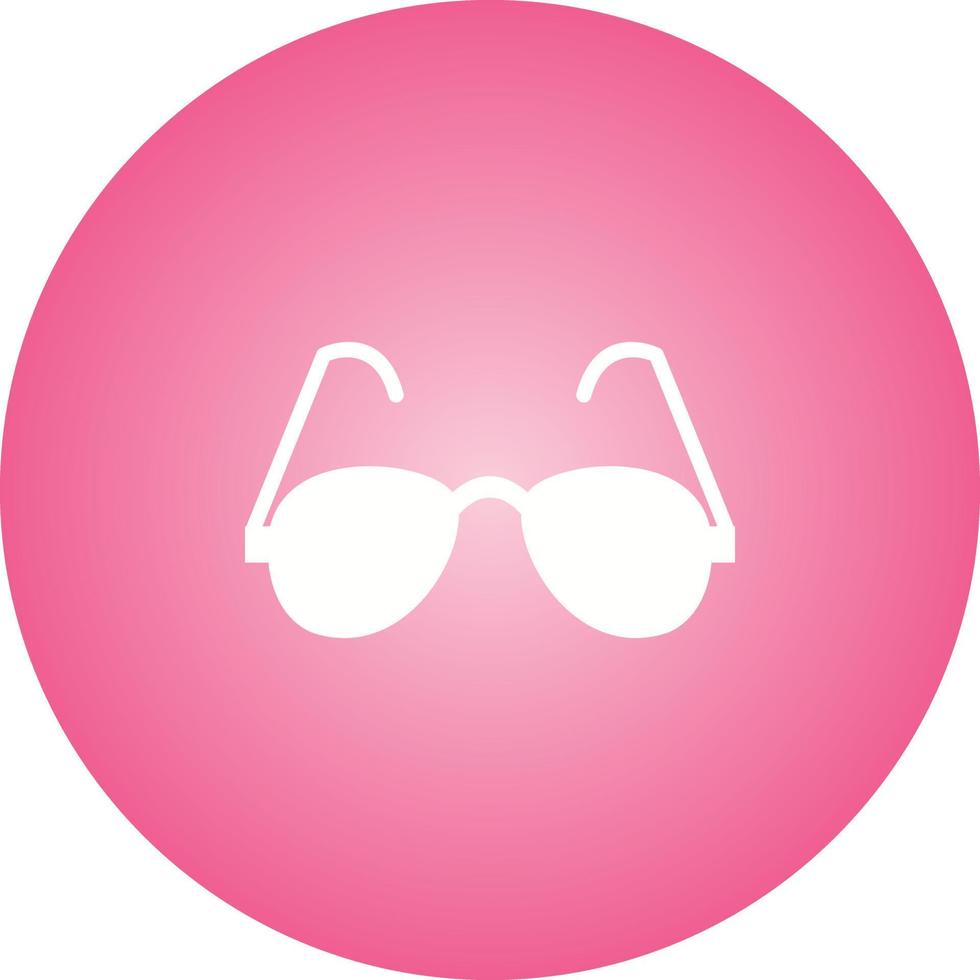 Unique Reading Glasses Vector Glyph Icon