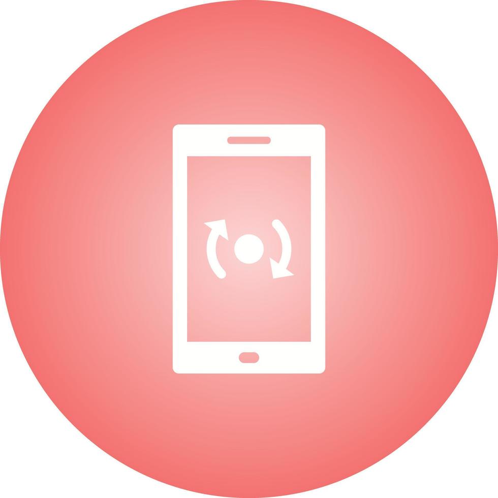 Unique Backup and Reset Vector Glyph Icon