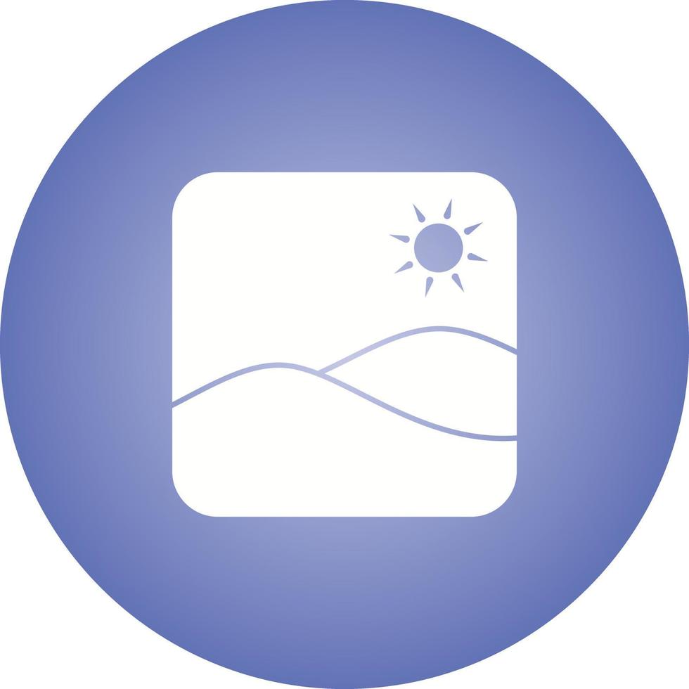 Unique Wallpapers Vector Glyph Icon