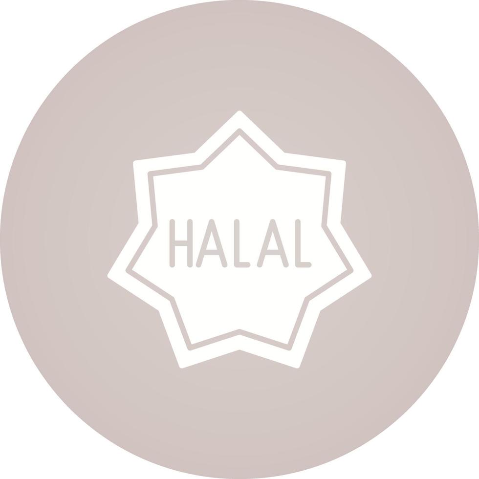 Halal Vector Icon
