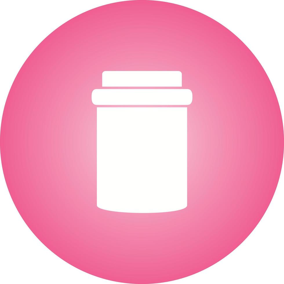 Unique Jam Bottle Vector Glyph Icon