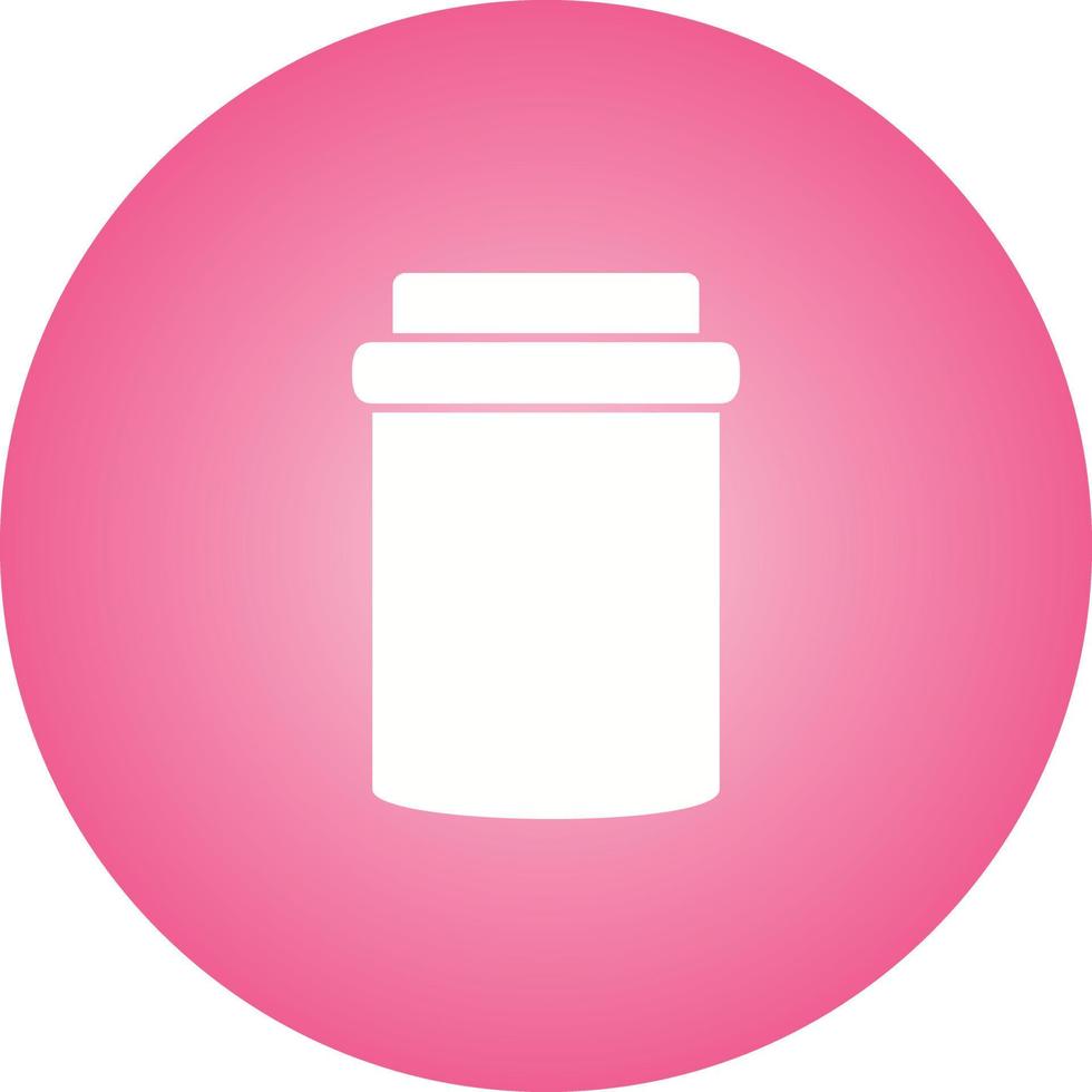 Unique Jam Bottle Vector Glyph Icon