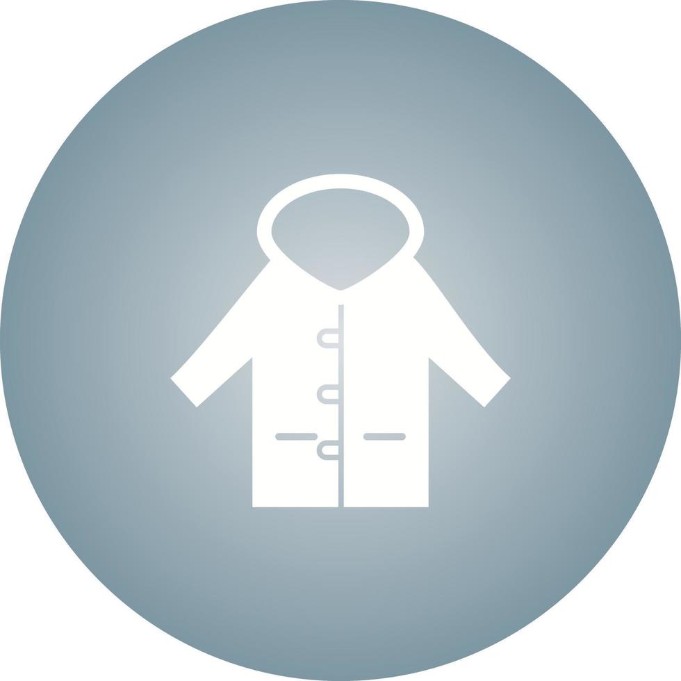 Unique Warm Jacket Vector Glyph Icon
