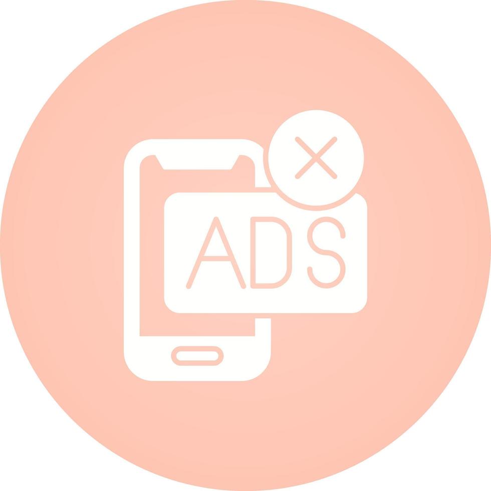 AD Block Vector Icon