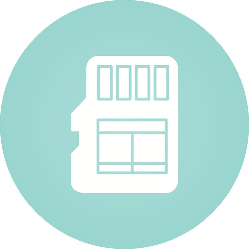 Memory Card Vector Icon