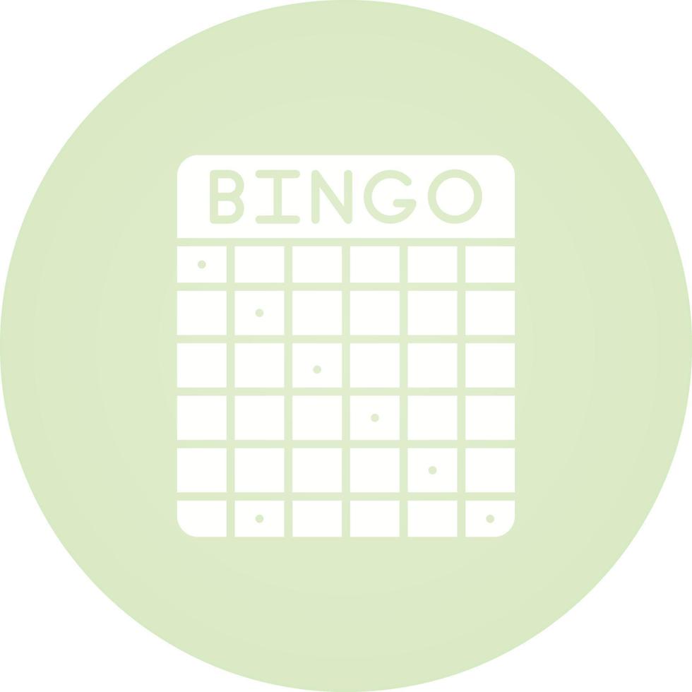 Bingo Vector Icon