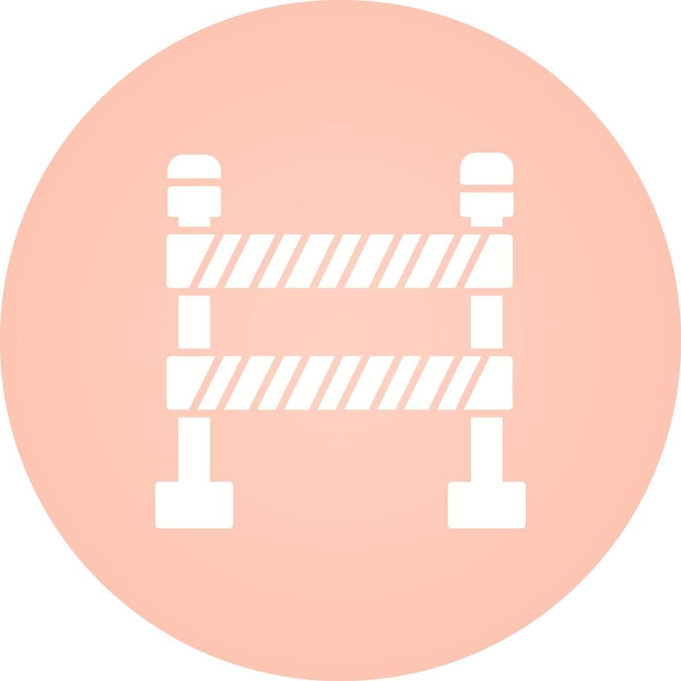 Police Line Vector Icon