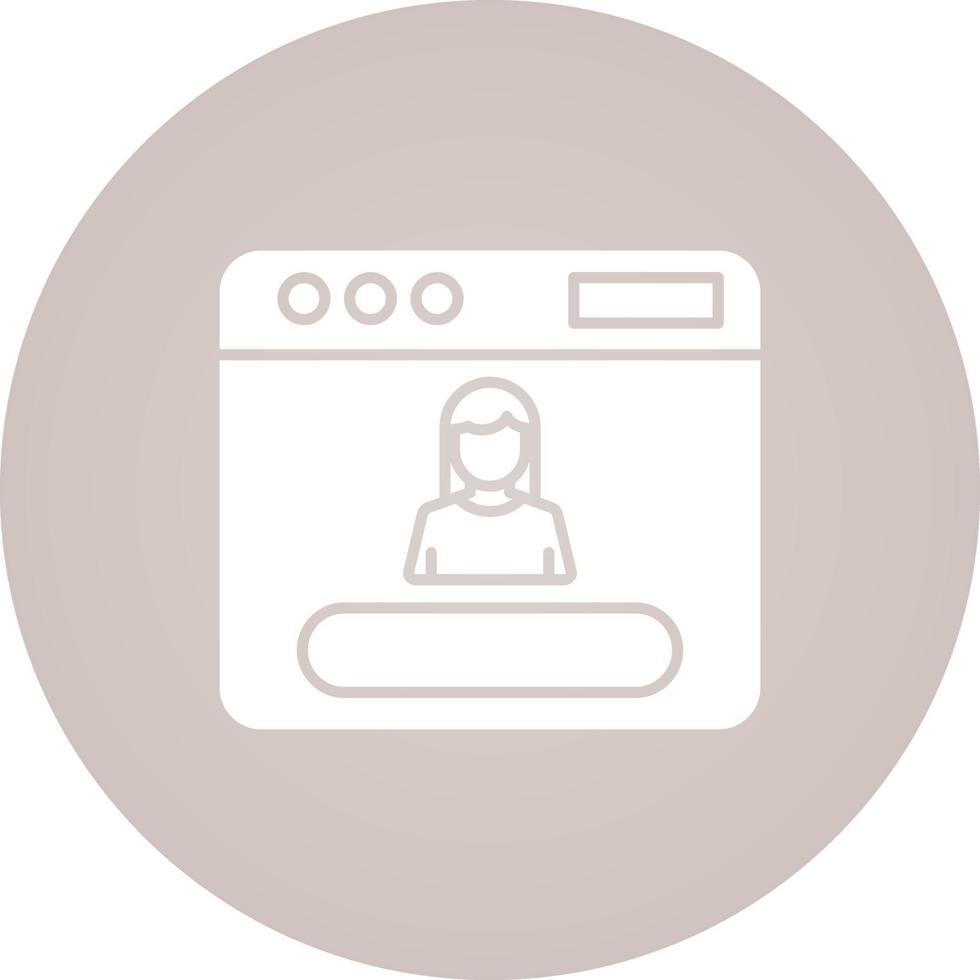 Username Vector Icon