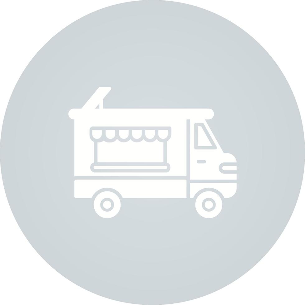 icono de vector de camión de panadería