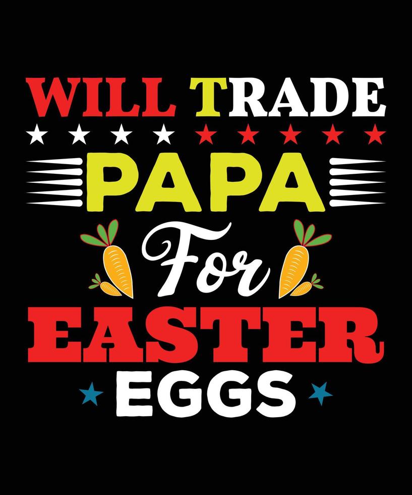 NEW EASTER DAY T-SHIRT DESIGN vector