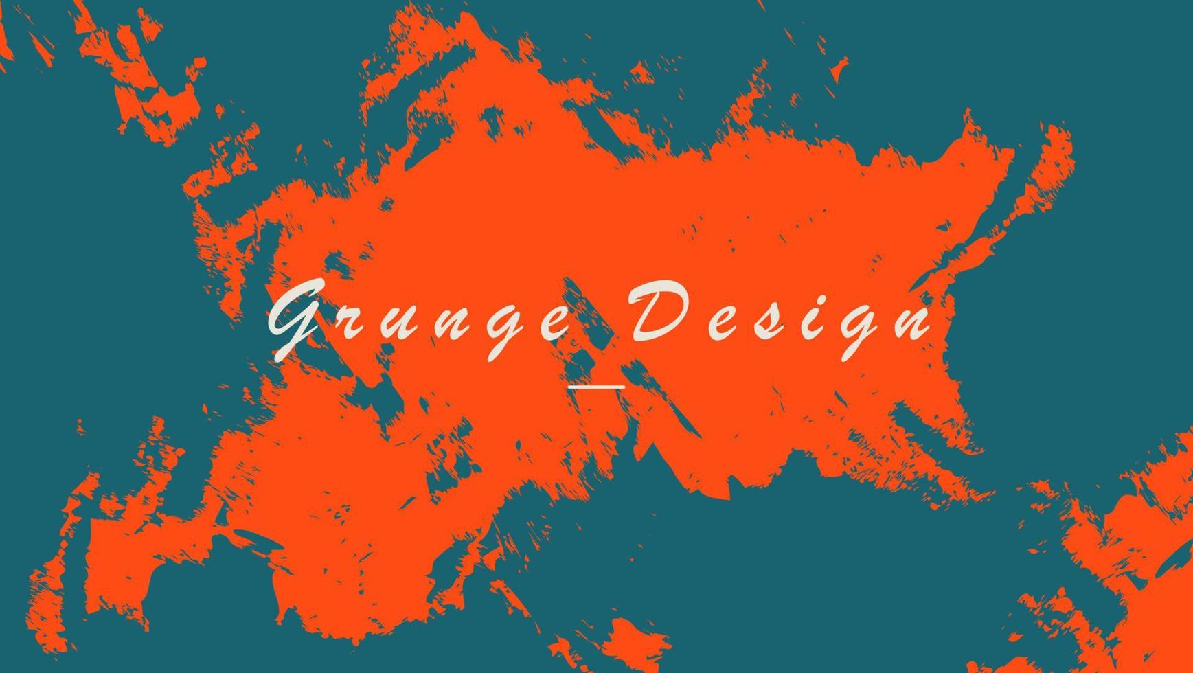Textura de grunge de rasguño naranja abstracto mínimo en fondo oscuro vector