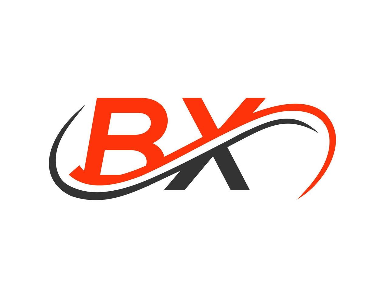 Letter BX Logo Design for Financial, Development, Investment, Real Estate And Management Company Vector Template