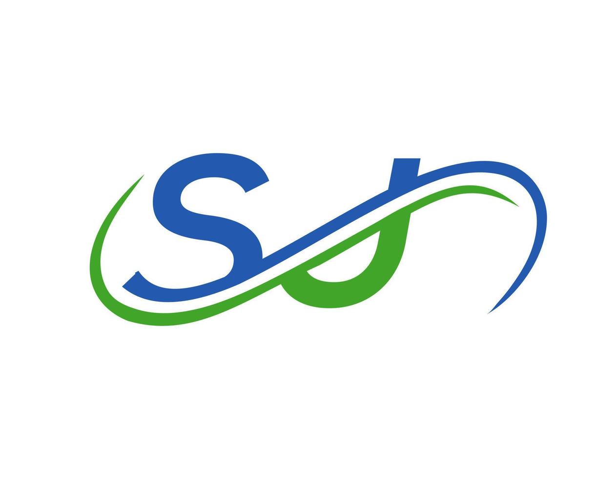 Letter SJ logo Design for Financial, Development, Investment, Real Estate And Management Company Vector Template