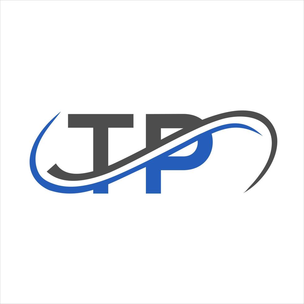 diseño de logotipo de letra tp para plantilla vectorial de empresa financiera, de desarrollo, de inversión, inmobiliaria y de gestión vector