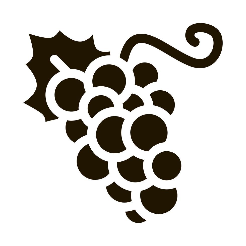 Grape Berries Icon Vector Glyph Illustration
