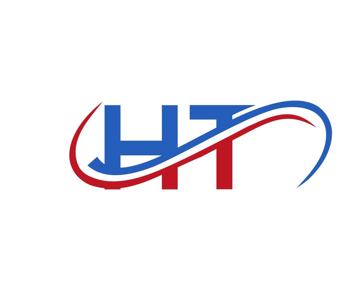 Letter HT logo Design for Financial, Development, Investment, Real Estate And Management Company Vector Template