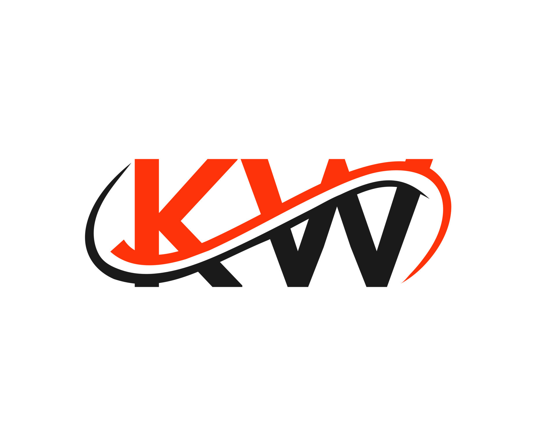 Letter KW logo Design for Financial, Development, Investment, Real