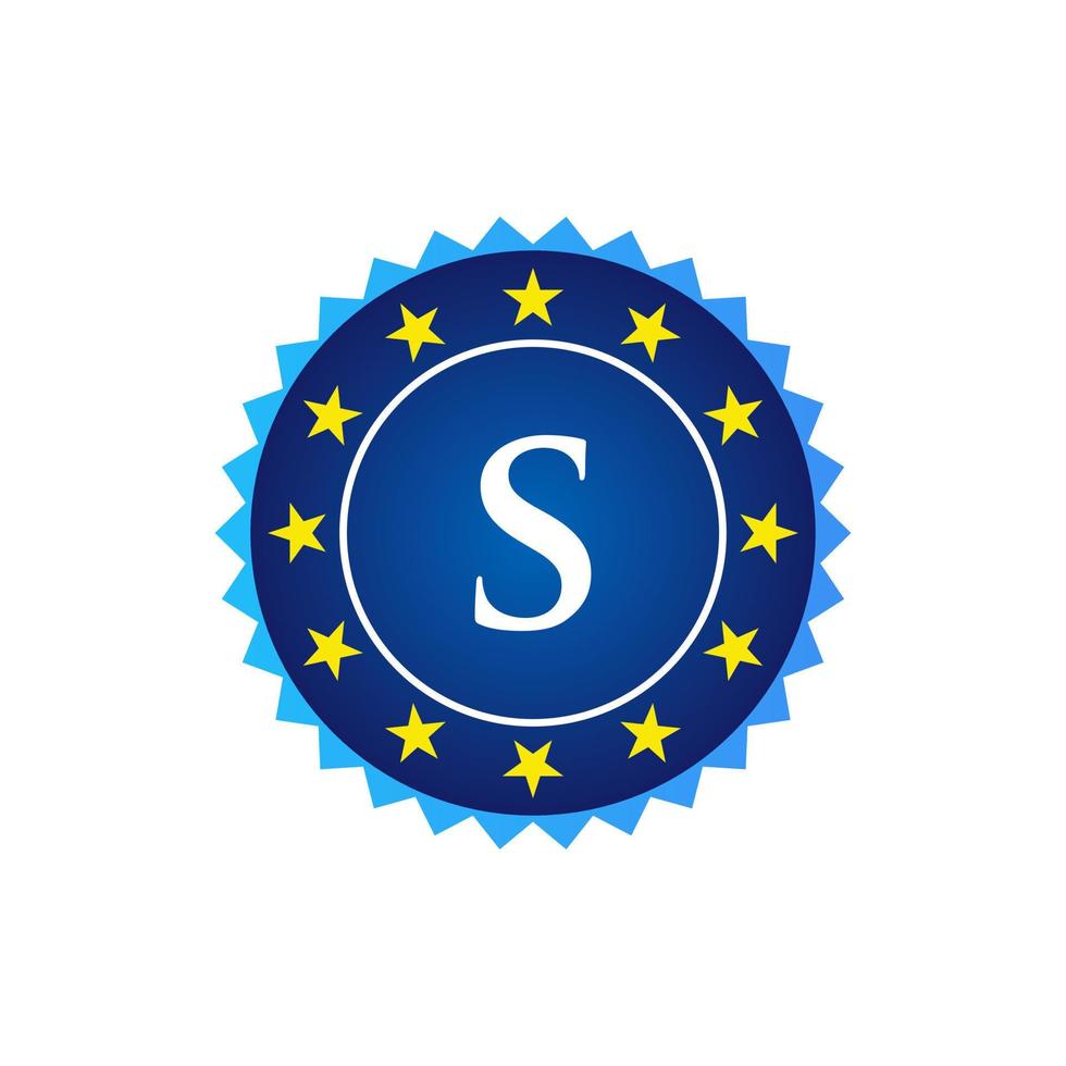 Letter S Vintage Badge Retro Vector Logo Template Badges, Labels, Emblems, Marks And Design
