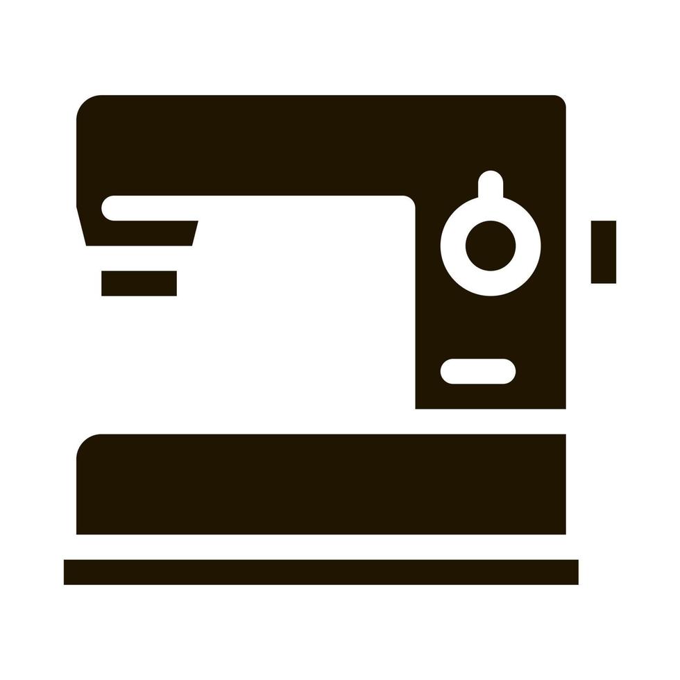 Sewing Machine Icon Vector Glyph Illustration