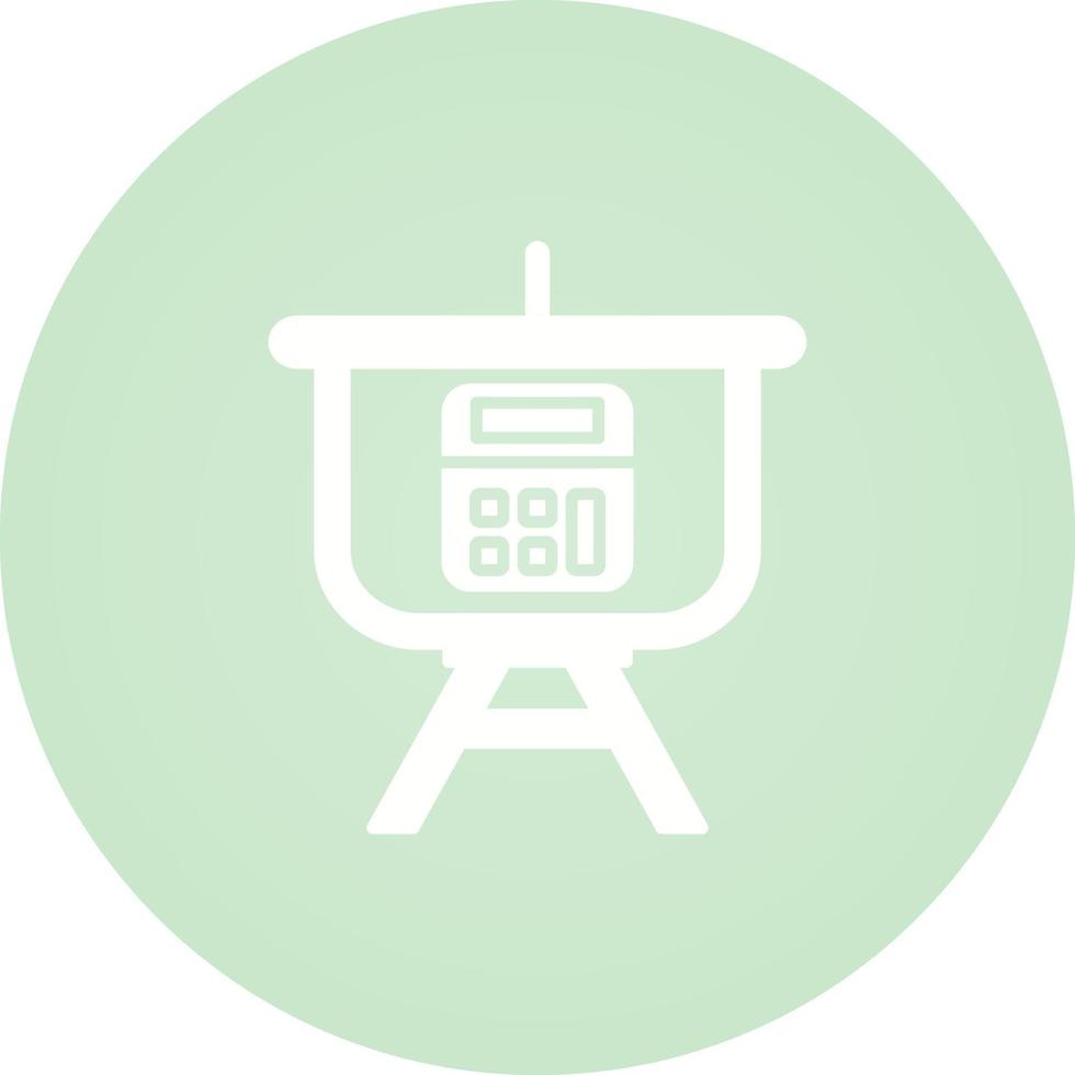 Calculation Presentation Vector Icon