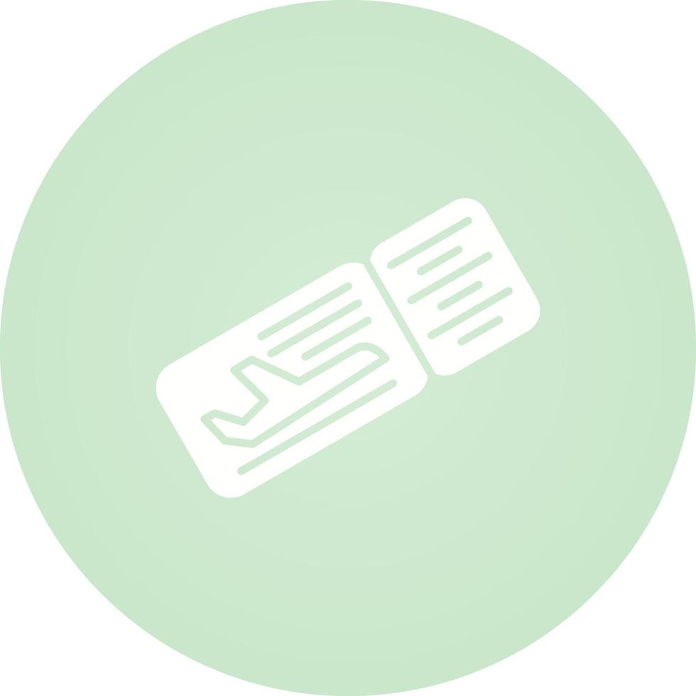 Plane Tickets Vector Icon