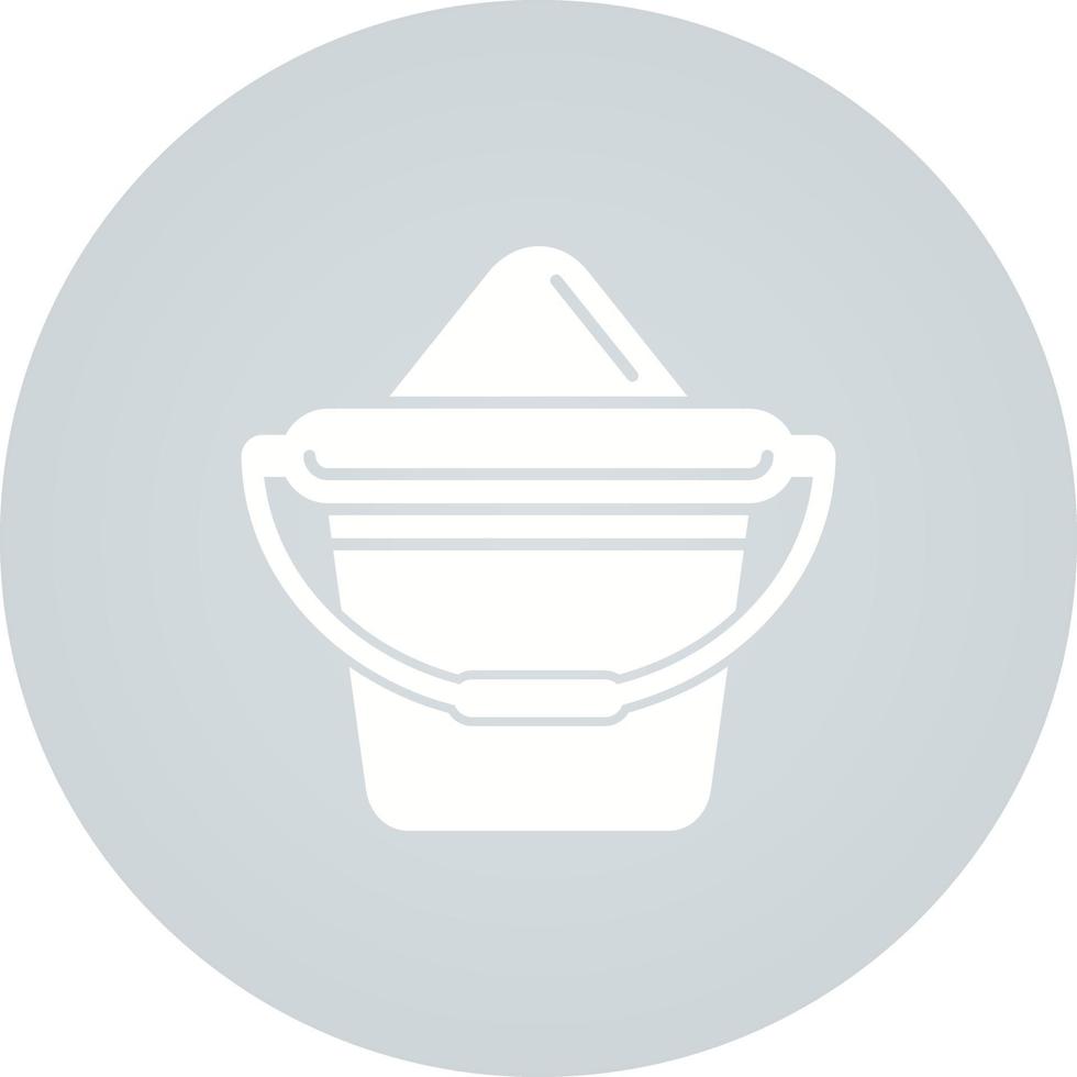 Sand Bucket Vector Icon