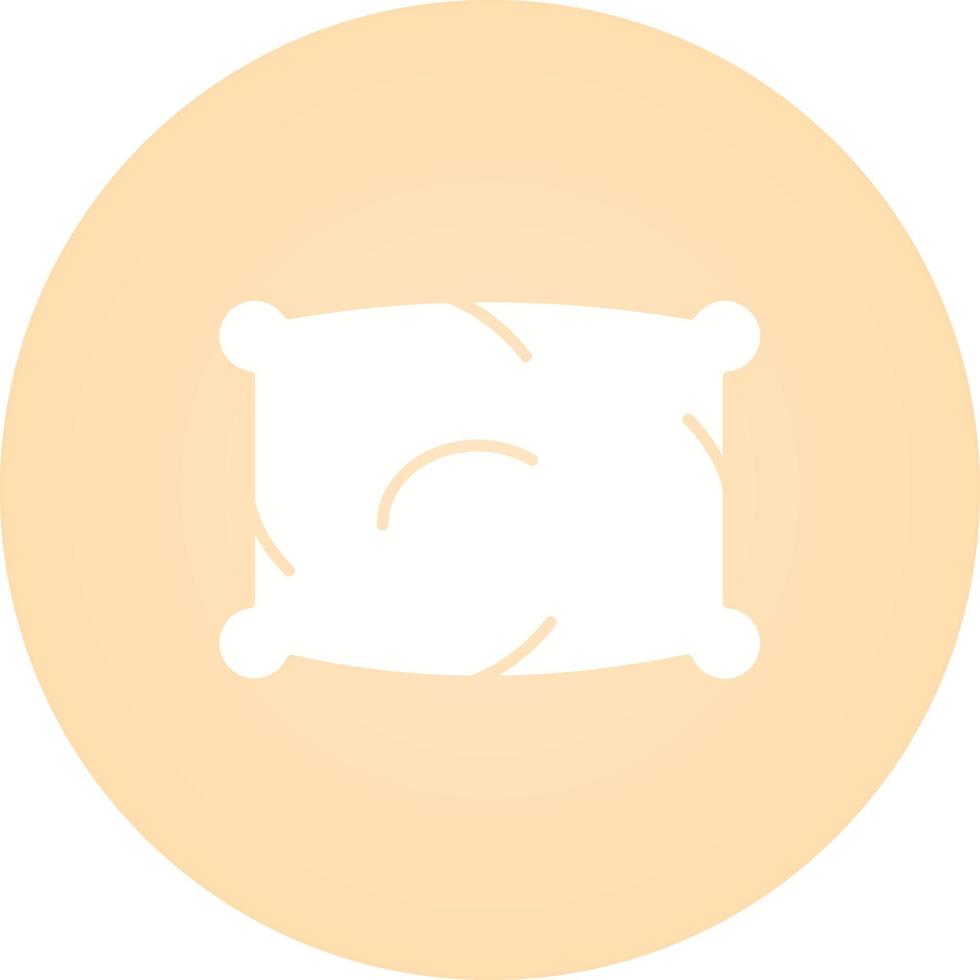 icono de vector de almohada