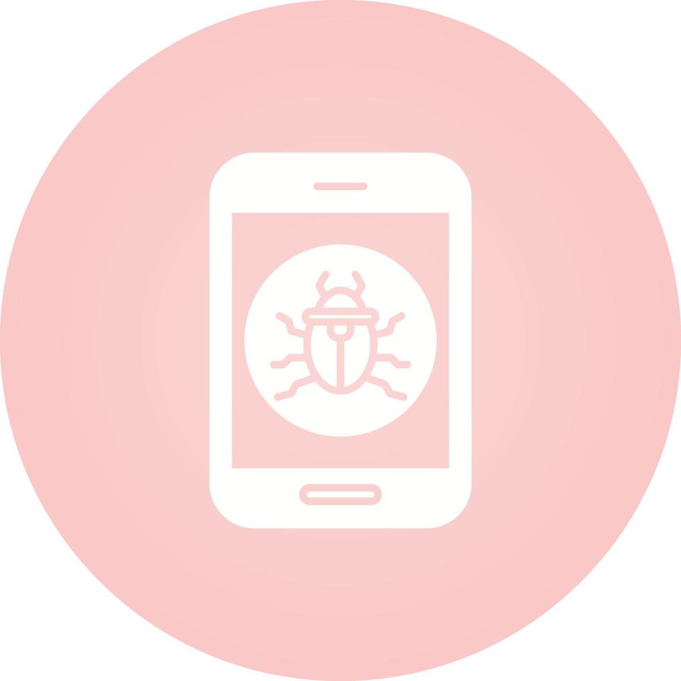 Mobile Virus Vector Icon