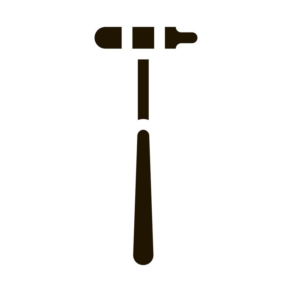 Reflex Hammer Icon Vector Glyph Illustration