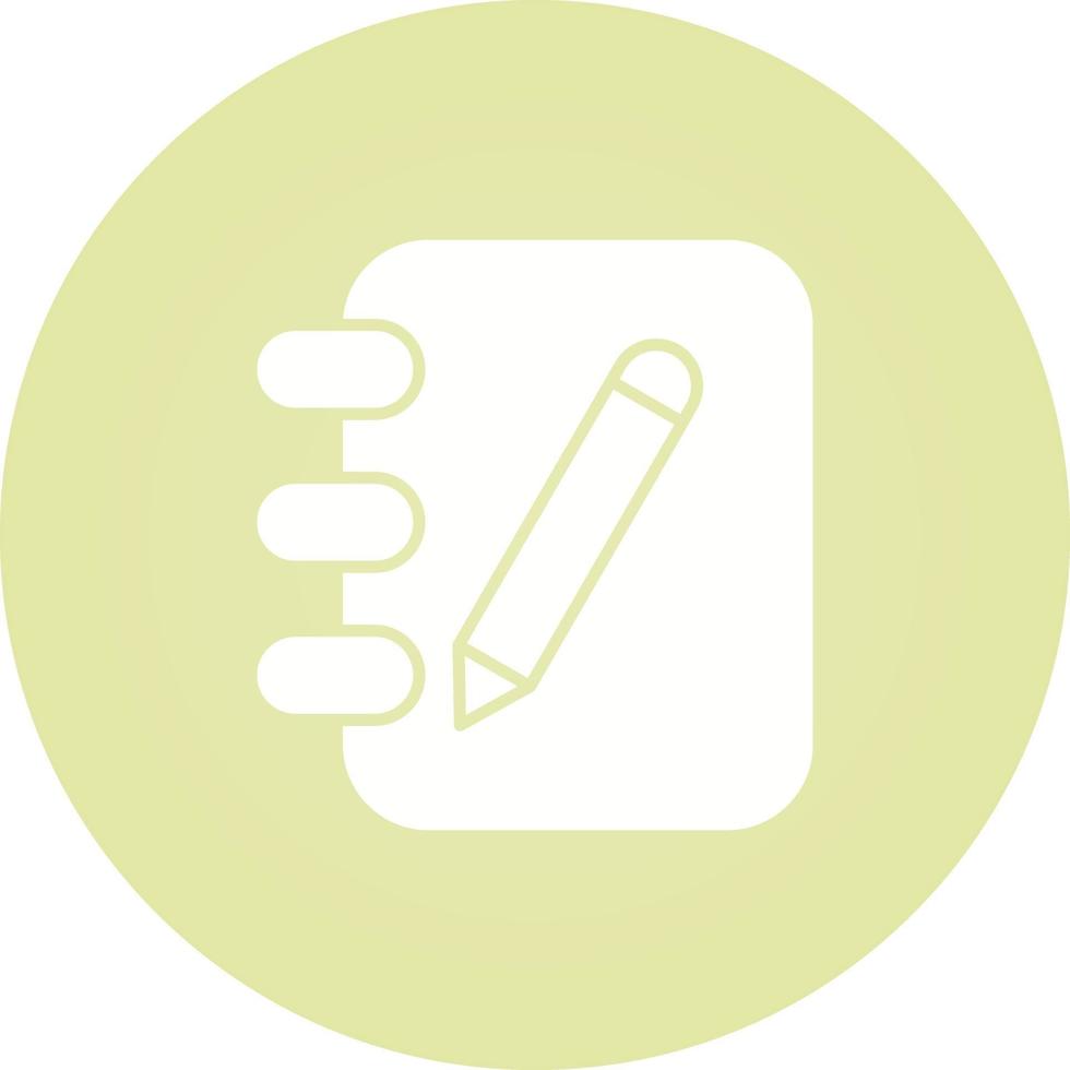 Notebook Vector Icon