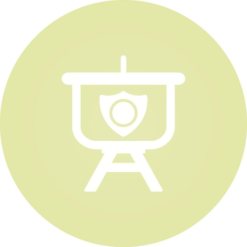 Security Presentation Vector Icon