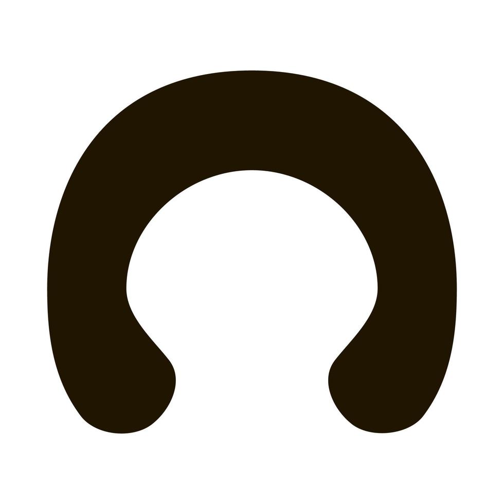 Travel Pillow For Sleep Icon Illustration vector
