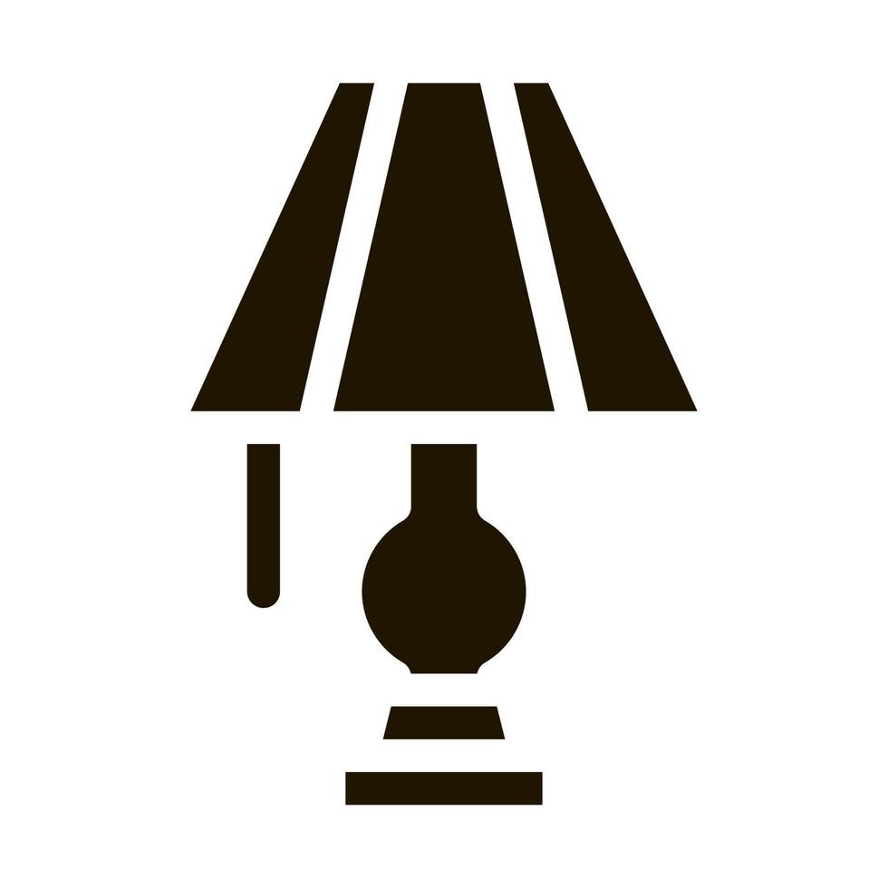 Electric Lighting Lamp Icon Illustration vector