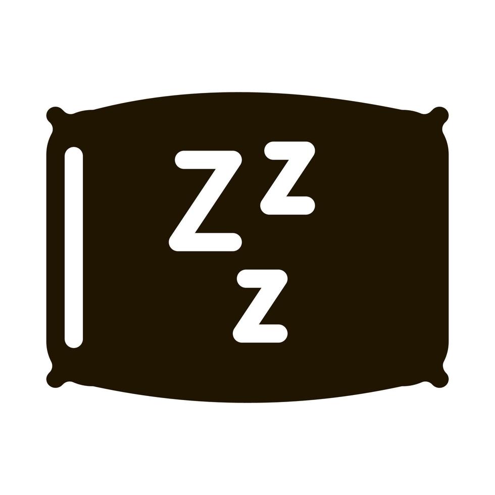 Cozy Pillow For Sleeping Icon Illustration vector