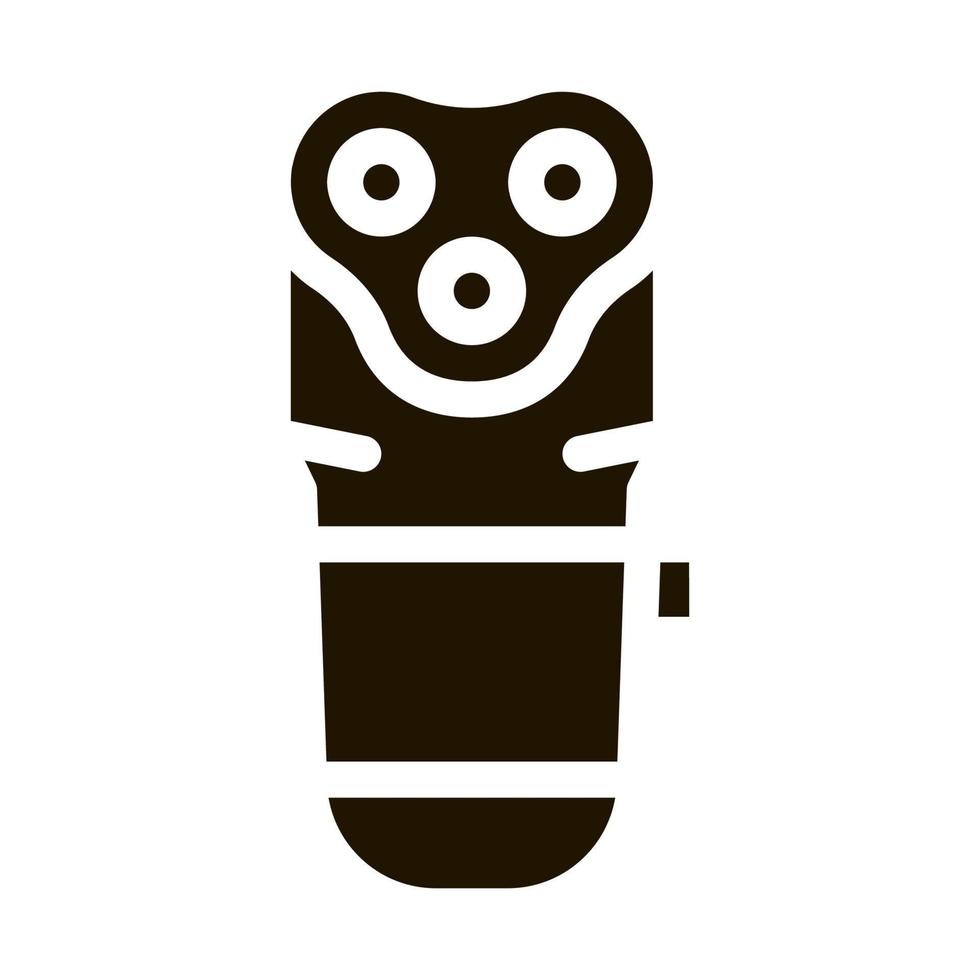 Electronic Shave Machine Icon Illustration vector