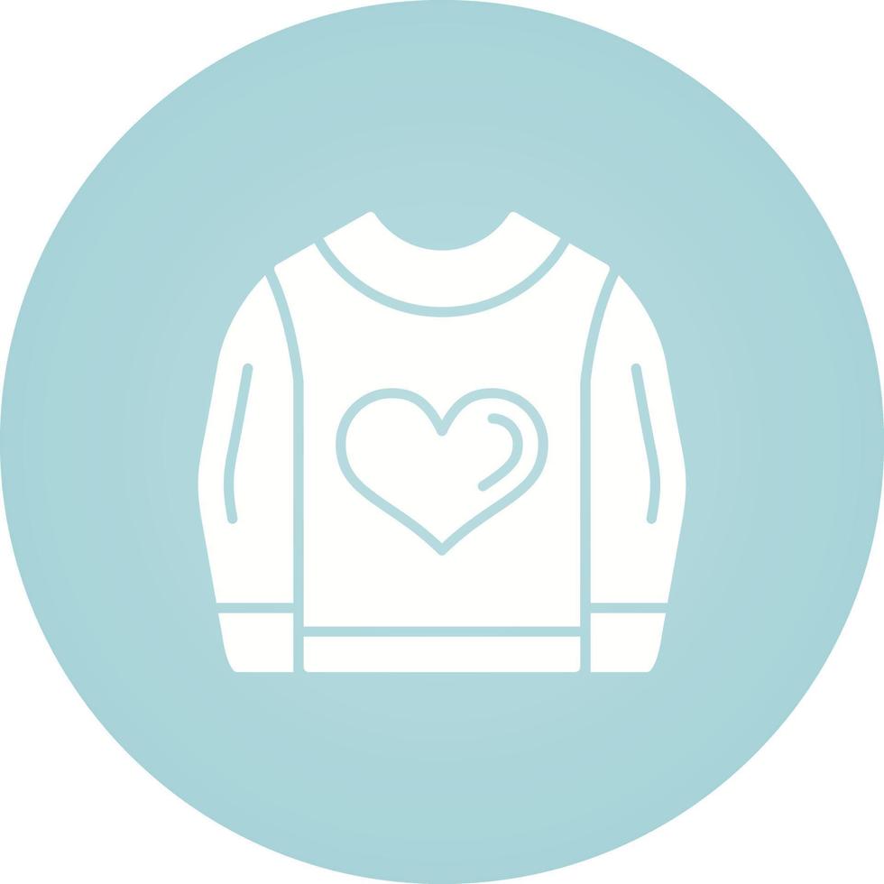 icono de vector de sudadera